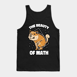 Funny Golden Ratio Fibonacci Math Dog Tank Top